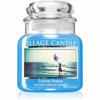 Village Candle Summer Breeze lumânare parfumată (Glass Lid)