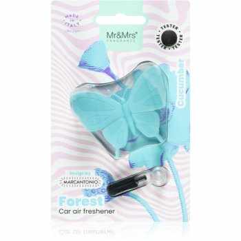 Mr & Mrs Fragrance Forest Cucumber parfum pentru masina (Light Blue Butterfly)