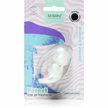 Mr & Mrs Fragrance Forest Sandal & Incense parfum pentru masina (White Mushroom)