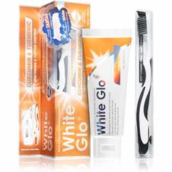 White Glo Whitening & Tartar Control pasta de dinti cu efect innalbitor cu pensula