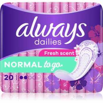 Always Dailies Normal To Go Fresh absorbante