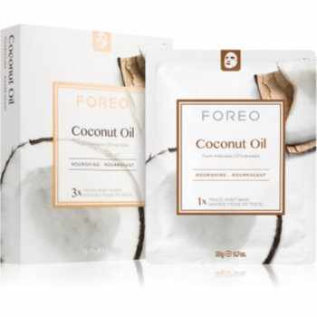 FOREO Farm to Face Sheet Mask Coconut Oil mască textilă nutritivă