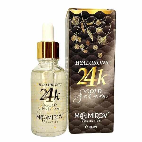 Ser facial cu Aur 24K si Acid Hialuronic, Momirov Cosmetics