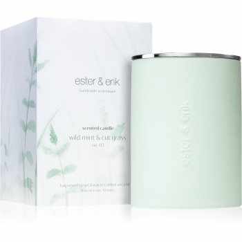 ester & erik scented candle wild mint & cut grass (no. 03) lumânare parfumată