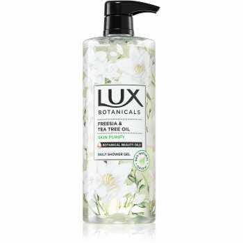 Lux Maxi Freesia & Tea Tree Oil gel de duș cu pompa