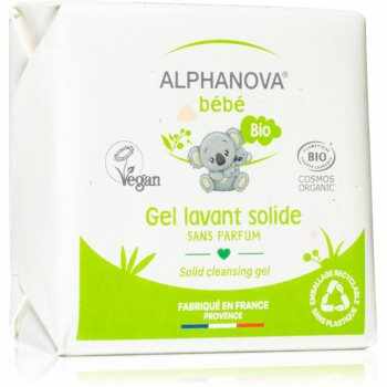 Alphanova Baby Bio gel de duș solid pentru nou-nascuti si copii