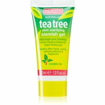 Beauty Formulas Tea Tree gel calmant de curatare impotriva imperfectiunilor pielii