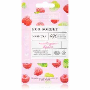 Bielenda Eco Sorbet Raspberry masca -efect calmant