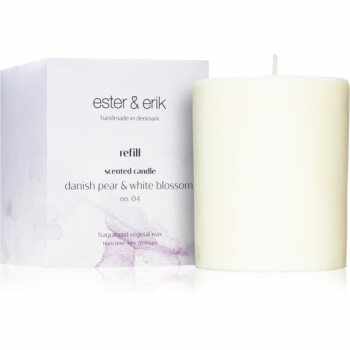 ester & erik scented candle danish pear & white blossom (no. 04) lumânare parfumată Refil