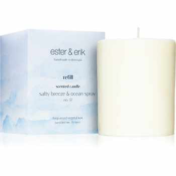 ester & erik scented candle salty breeze & ocean spray (no. 37) lumânare parfumată Refil