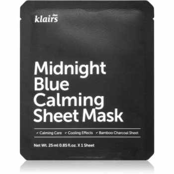 Klairs Midnight Blue Calming Sheet Mask mască textilă calmantă
