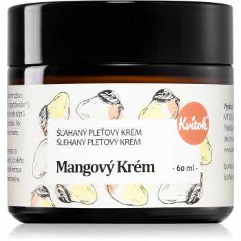 Kvitok Mango cream Mangový krém cremă ușoară pentru față pentru ten uscat și sensibil