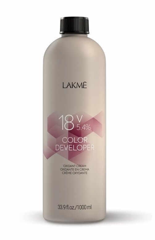 Lakme Color Developer - Oxidant crema 5.4% 18vol 1000ml