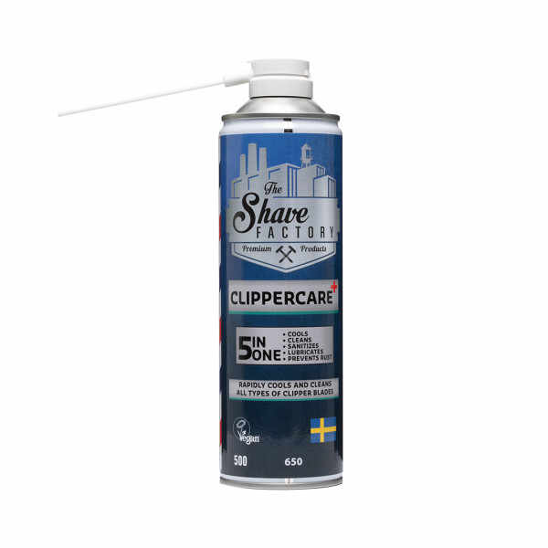 The Shave Factory Spray 5 in 1 pentru masini de tuns Clippercare+ 500ml