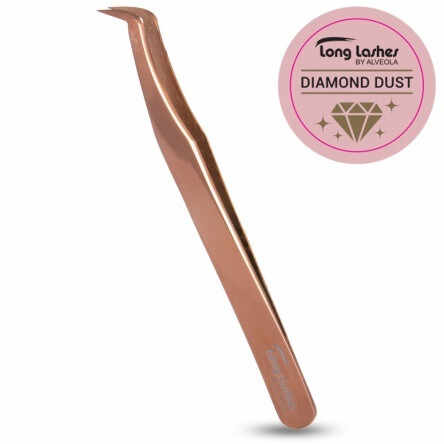 Long Lashes Penseta pentru extensii de gene Diamond Dust Volume 11.5cm