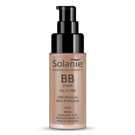 Solanie BB Cream Dark - Fond de ten crema cu acid hialuronic SPF15 30ml