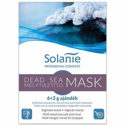 Solanie Dead Sea - Masca alginata de curatare profunda cu sare si namol 8g