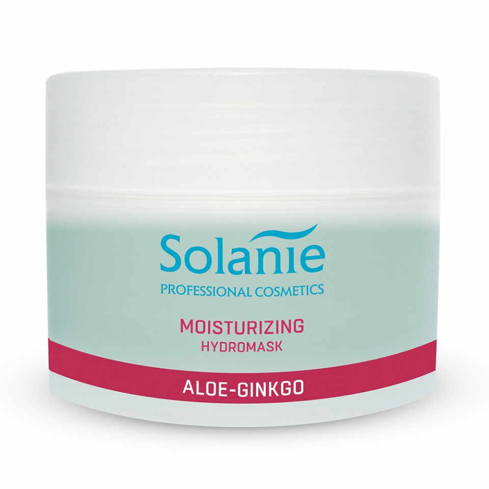 Solanie Masca gel hidratanta cu extract de aloe vera Aloe Ginkgo 250ml