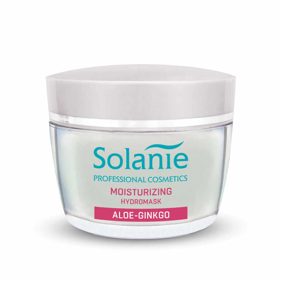 Solanie Masca gel hidratanta cu extract de aloe vera Aloe Ginkgo 50ml
