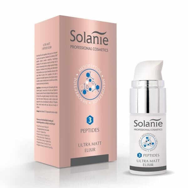 Solanie Mesopeptide - Elixir matifiant Ultra Matt cu 3 peptide 15ml