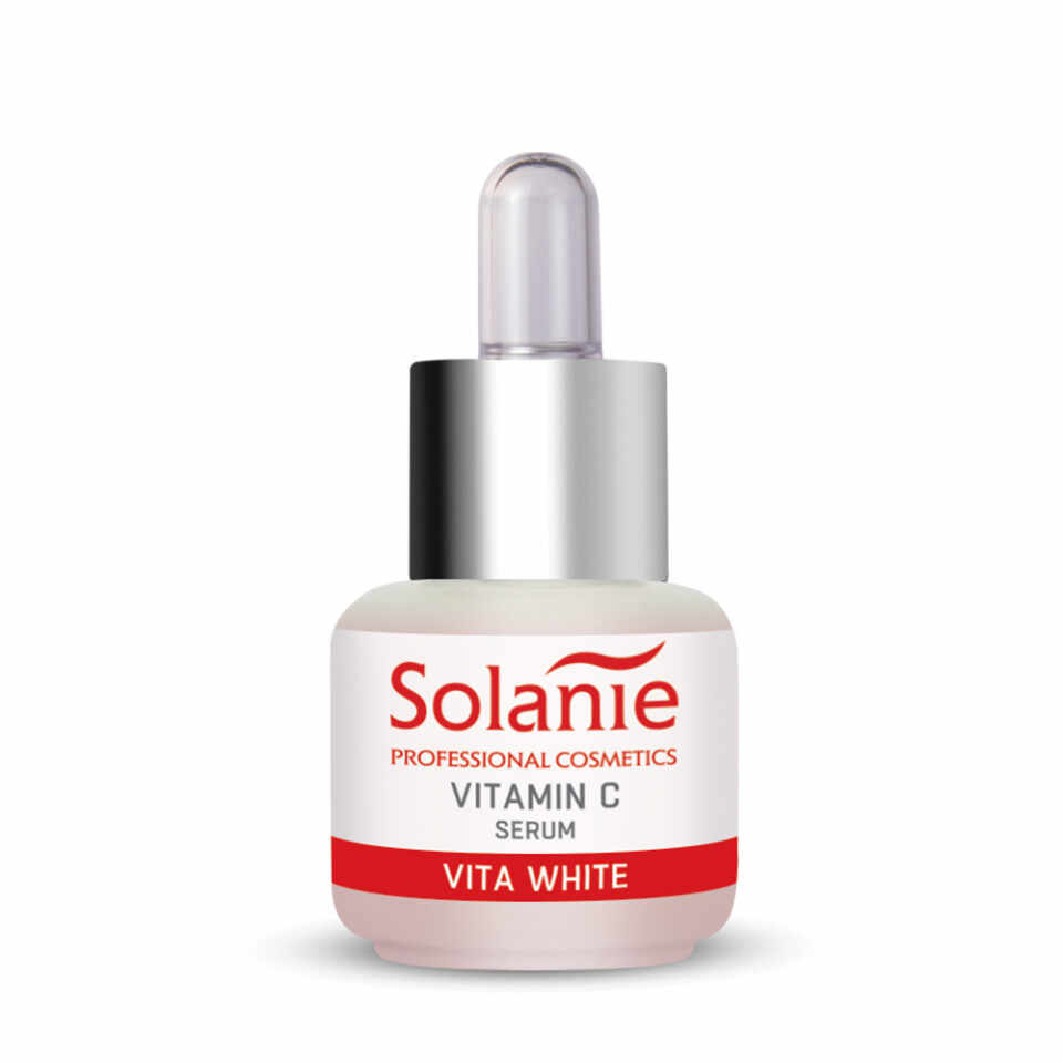 Solanie Ser pentru albirea pielii cu vitamina C Vita White 15ml