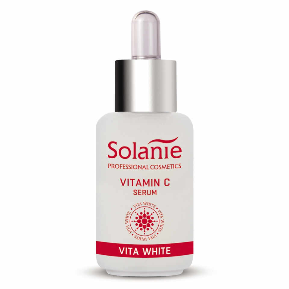 Solanie Ser pentru albirea pielii cu vitamina C Vita White 30ml