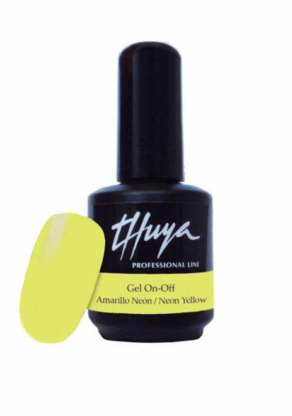 Thuya Professional Oja semipermanenta Gel On-Off Neon Yellow 14ml