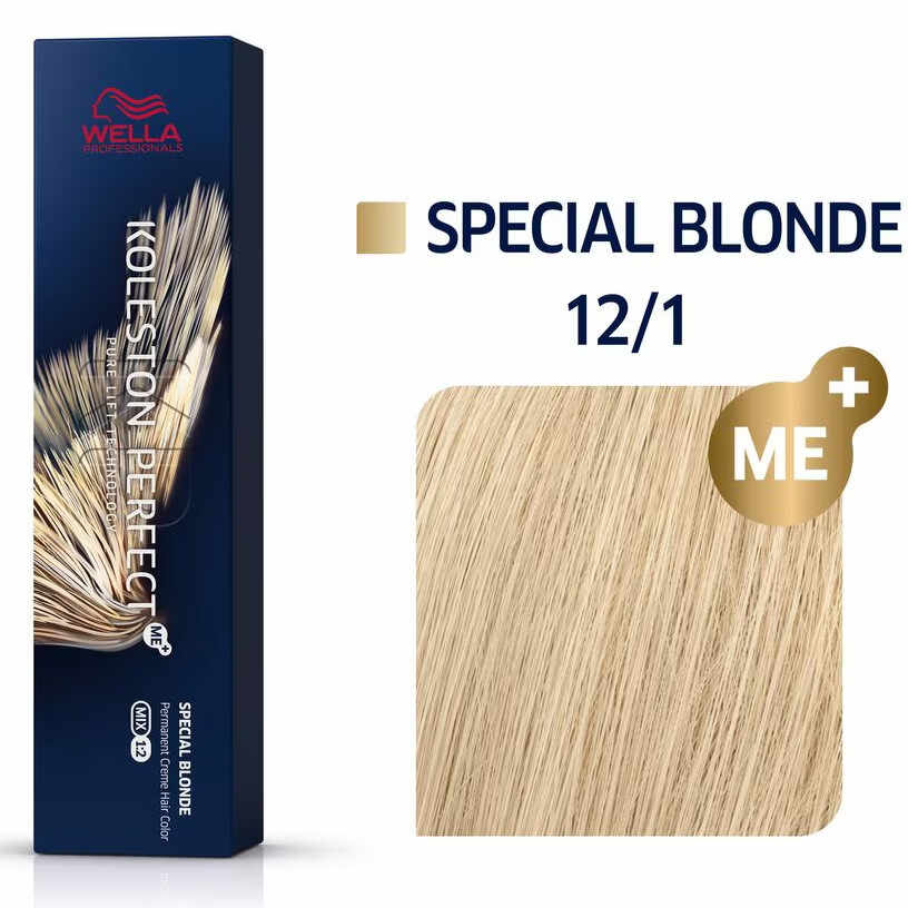 Wella Professionals Vopsea de par permanenta Koleston Perfect Special Blonde 12/1 blond cenusiu 60ml