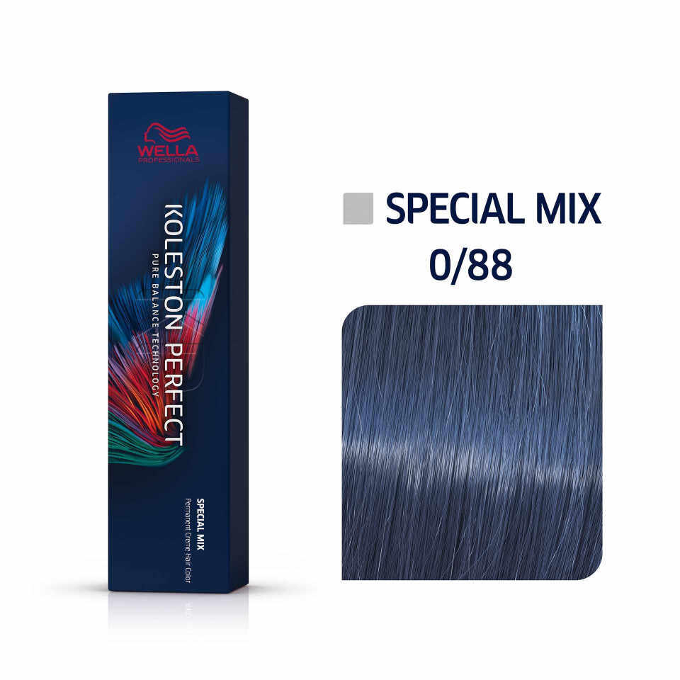 Wella Professionals Vopsea de par permanenta Koleston Perfect Special Mix 0/88 albastru intens 60ml
