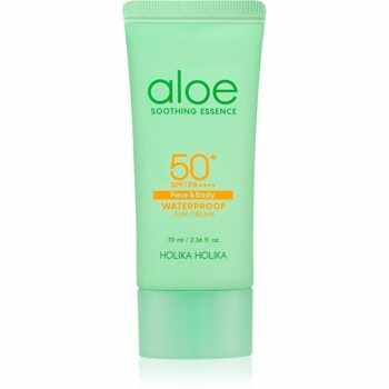 Holika Holika Aloe Soothing Essence crema pentru protecție solară rezistenta la apa SPF 50+