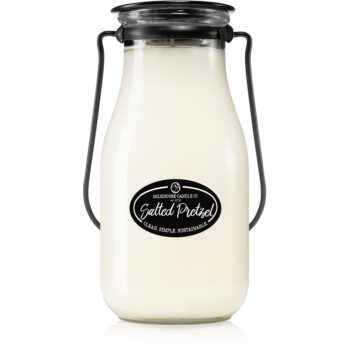 Milkhouse Candle Co. Creamery Salted Pretzel lumânare parfumată Milkbottle