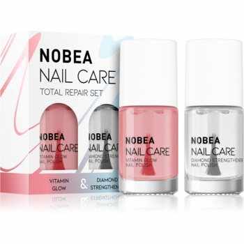 NOBEA Nail Care Diamond Strength Set set de lacuri de unghii Total repair set