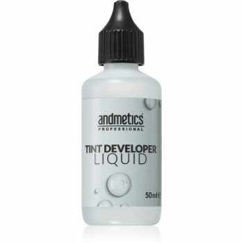 andmetics Professional Tint Developer Liquid emulsie activa pentru colorarea spencenelor si a genelor