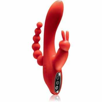 Dream Toys Red Revolution Hera vibrator cu stimularea clitorisului