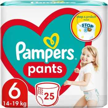 Pampers Pants Size 6 scutece de unică folosință tip chiloțel