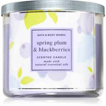 Bath & Body Works Spring Plum and Blackberries lumânare parfumată