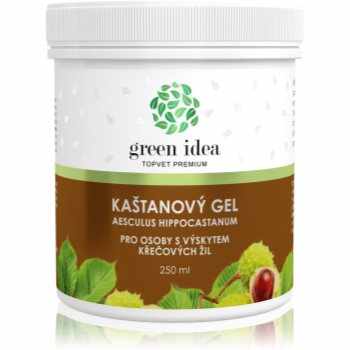 Green Idea Topvet Premium Kaštanový gel gel masaj pentru vene si artere
