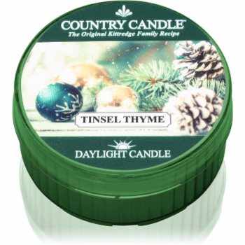 Country Candle Tinsel Thyme lumânare