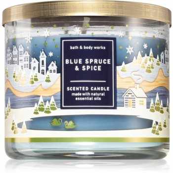 Bath & Body Works Blue Spruce & Spice lumânare parfumată