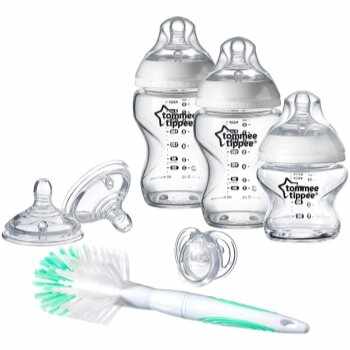 Tommee Tippee Closer To Nature Newborn Starter Kit set cadou Glass (pentru bebeluși)