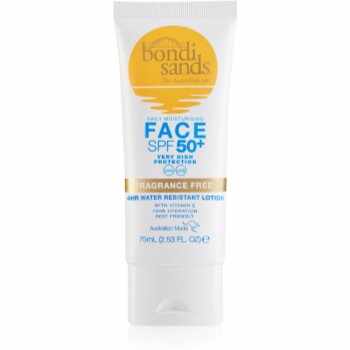 Bondi Sands SPF 50+ Face Fragrance Free crema pentru bronzat, fara parfum SPF 50+