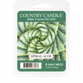 Country Candle Spiral Aloe ceară pentru aromatizator