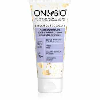 OnlyBio Bakuchiol & Squalane peeling enzimatic pentru piele neteda si delicata