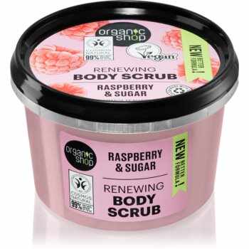 Organic Shop Raspberry & Sugar exfoliant delicat pentru corp