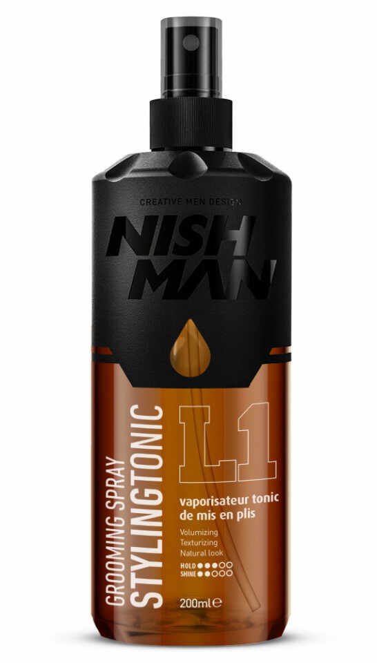 NishMan Lotiune tonica pentru volum si texturare L1 Grooming Spray 200ml