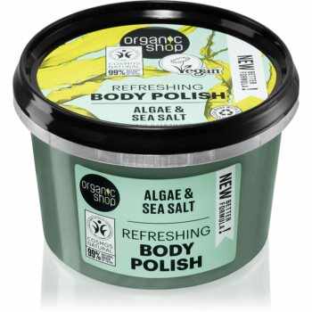 Organic Shop Algae & Sea Salt exfoliant pentru corp