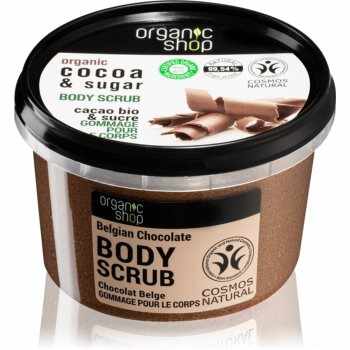 Organic Shop Body Scrub Cocoa & Sugar exfoliant pentru corp