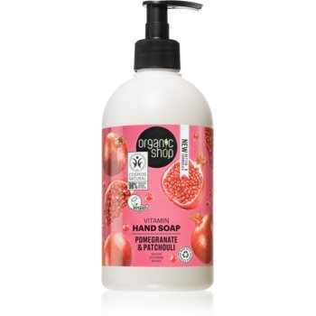 Organic Shop Pomegranate & Patchouli Săpun lichid hrănitor pentru mâini cu pompa