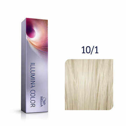 Wella Professionals Vopsea de par permanenta Illumina Color 10/1 blond deschis cenusiu 60ml