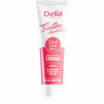 Delia Cosmetics Satine Depilation 12in1 Total Effect crema depilatoare pentru toate tipurile de piele